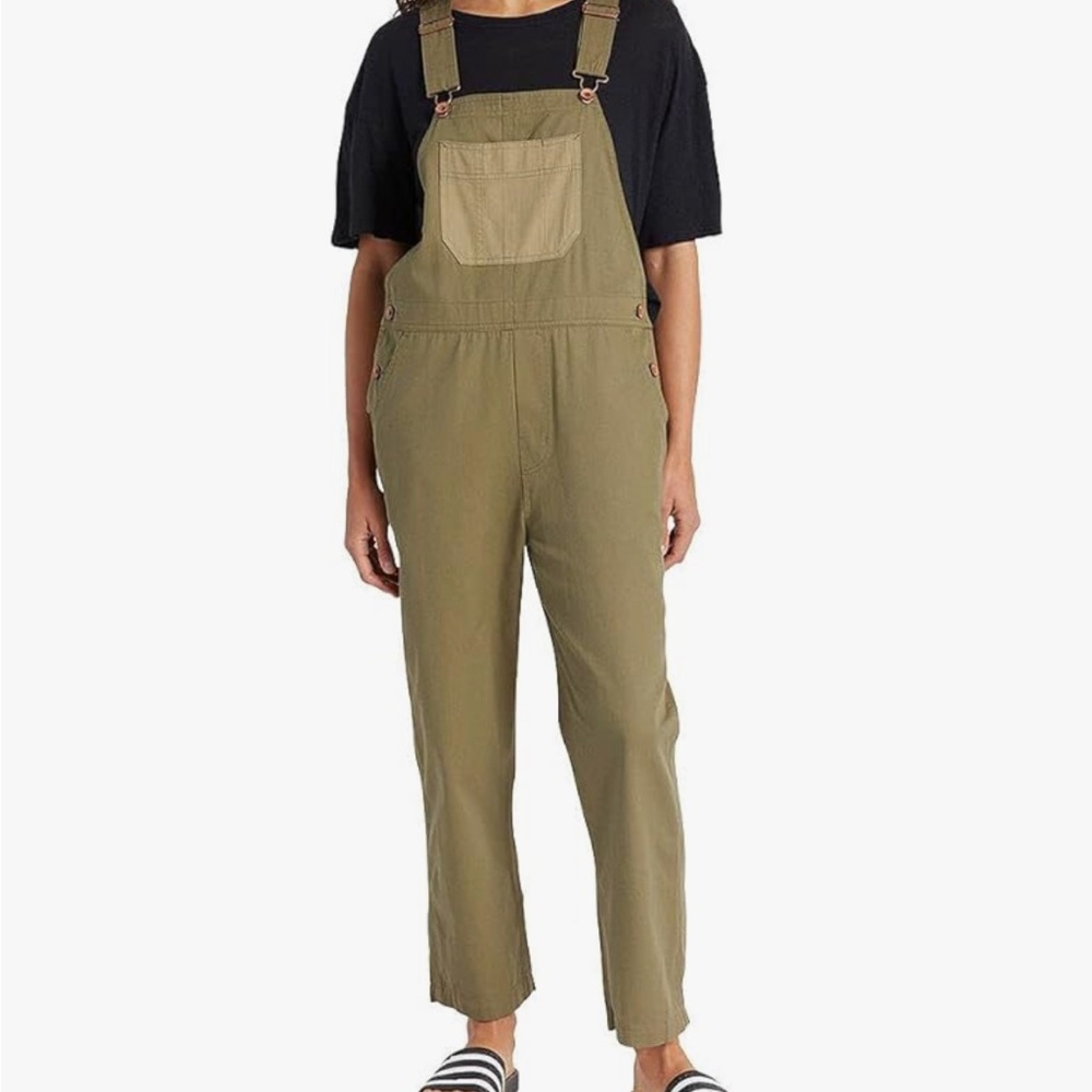 Brixton Olive Green Jumpsuit - Picture 4 of 7